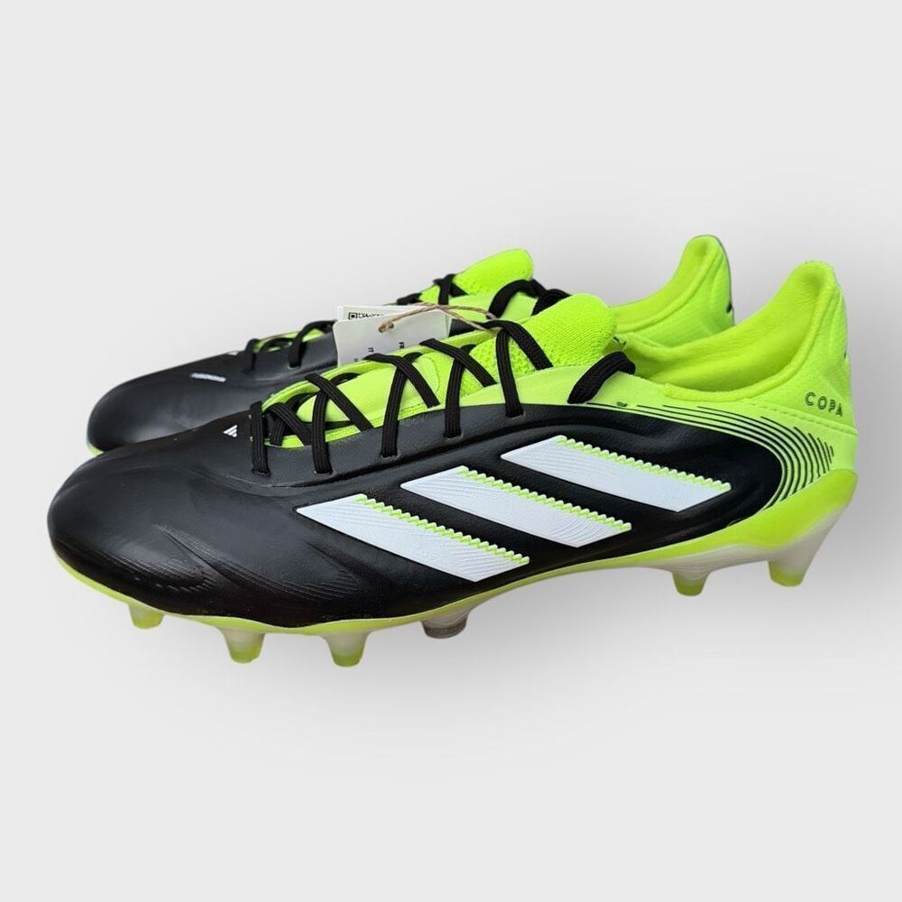 Adidas Copa Pure 3 Elite FG Black White Volt JH6304 Mens size 9/ 10 Womens NIB